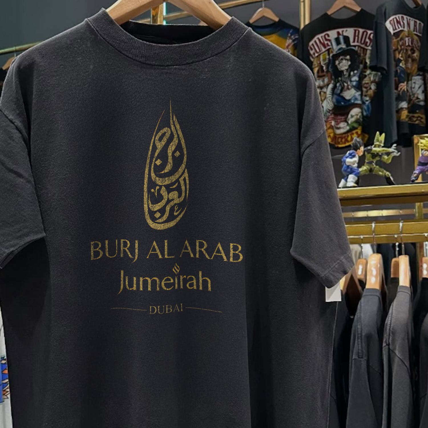 1999 Burj Al Arab Hotel Dubai Promo T-Shirt Black XXL M
