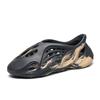 Cozy Camouflage Parent-Child Closed-Toe Beach Sandals for Spring/Summer - Unisex Casual Hollow Shoes