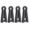4pcs Car Door Shock Absorber Car Silicone Bumper Cushion Automotive Door Damping Pads For Interior Truck Sedan SUV RV Vehicle