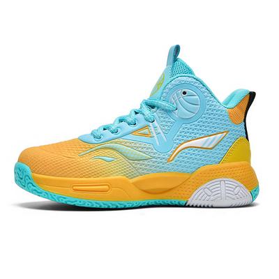 2025 New Children's Sports Shoes Primary and Secondary School Students Breathable Trend Middle and Older Children's Basketball Shoes Rub Sound