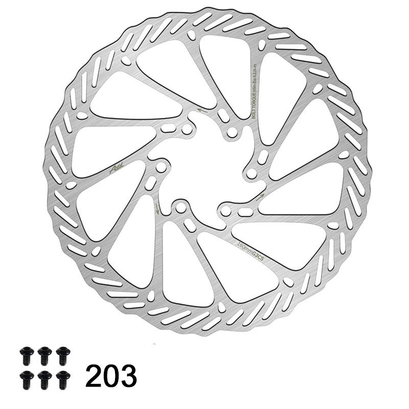 IIIPRO 140mm 160mm Bicycle Disc Brake Rotor 6 Bolts Bike Hydraulic Brake Discs High Strength Mountain Bike Rotors