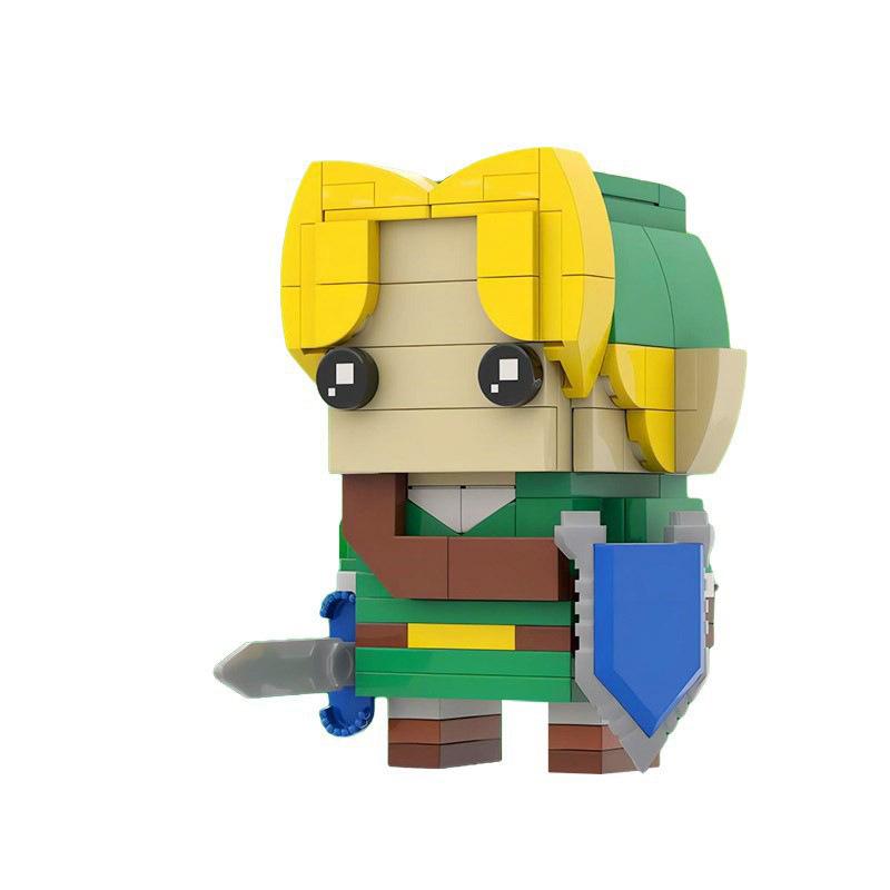 Compatible Building Blocks MOC-62351 Zelda Ocarina Of Time Young Link Mini Building Block Peripheral Model