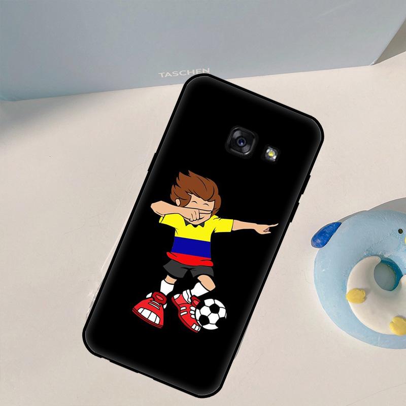 Colombia Flag Football Case For Samsung Galaxy M55 M14 M34 M54 M12 M32 M52 M15 M11 M13 M06 M16 M36 M56 M31 M53 M35