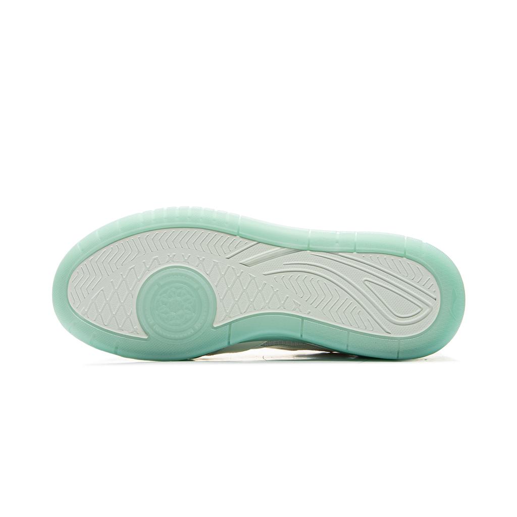 New LINING Moon White 3 Skateboard Shoes Women's Low top Champagne White, Island Blue AGCV078-6