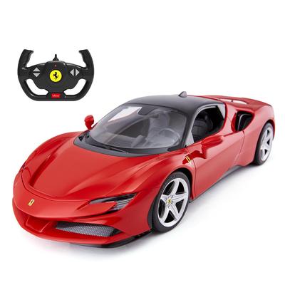 Escala Raster Ferrari SF 90 Stradale Rádio Controlo Ferrari SF 90 Carro Modelo para 1/14 Carro, Meninos, 2.4G