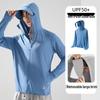 Unisex Outdoor UV Protection Clothing with Detachable Brim - UPF 50+ Breathable Summer Fishing Wear