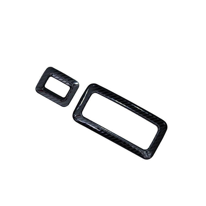 For Mazda CX-30 CX30 2020-2022 Carbon Fiber Steel Back Door Tailgate Handle Trim