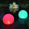 GWSOLAR Pool Ball 20cm 60lm Smart Stays On Until the Next Warm and Seven Color Options As a Decorative Light or Floating Ball No Wiring Waterproof To
