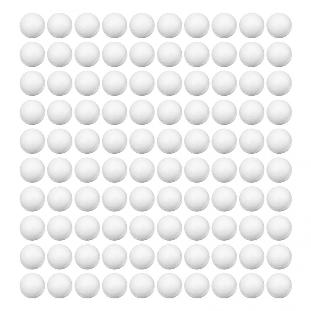 100 stuks Massieve Schuimbal Polystyreen Ballen Project Rond Boom