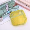 Big Colorful Mesh Makeup Bag for Travel Water-Resistant Cosmetic Organizer Pouch with Zipper for Toiletries Makeup Bag for Women