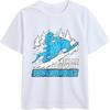 Essential Tee Rock For her Oneck tshirt Streetwear Snowmobile Rider In Winter Forest Scene Trendy For him tees Quick Dry Shirt