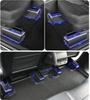 7PCS Auto Seat Slide Rail Cover for Tesla Model Y Juniper 2025 2026 Under Seat Wrap Corner Guards Slide Rail Protector Kit Full