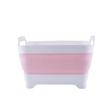Portable Folding Basin Expandable Plastic Vegetable Washing Basin Thickened Folding Sink Tub Ice Bucket Fruit Washing Bucket