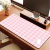 Rosa Gitter-Mauspad Kawaii Niedliches Mauspads Schreibtischunterlage Gaming Laptop Büro Teppich Tastatur Mechanische Gamer-Tastatur Mauspads