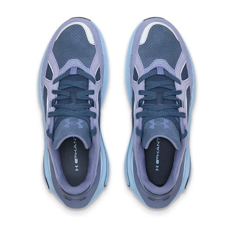 Under Armour HOVR Phantom 4 Luxe Blue Steel Unisex Sneakers Mod-Grey White 3027874-400