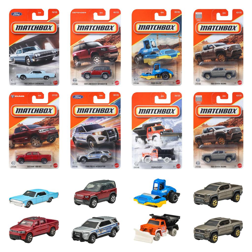 Matchbox Basic Cars Assortment 24 Miniature Vehicles Ages - (Box Set) - 3+ - Multi-color (30782-987D)