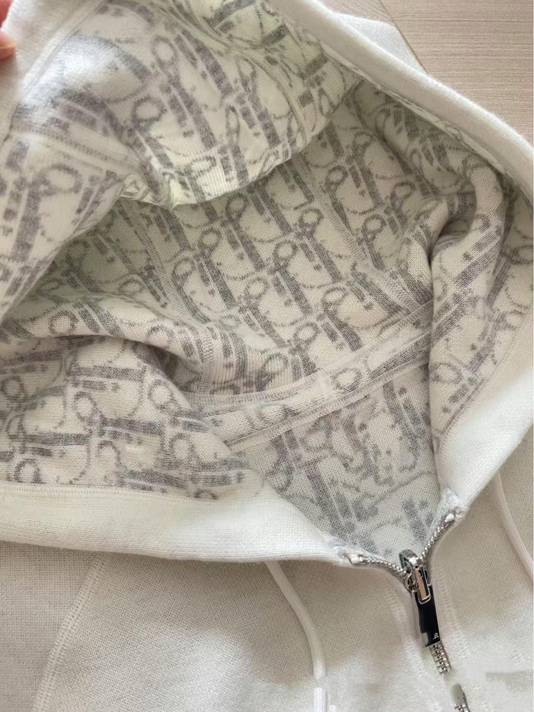 Nanyou 25SS Unisex Omkeerbare Gebreide Hooded Vest voor Herfst/Winter