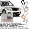 Msyuusr 70Pcs Fuel Line Clips, 3/8" 5/16" Plastic Fuel Tank Repair Kit, 7 Size Nylon Fuel Line Repair Kit, Auto Fuel Line Retainer Clips Replacement