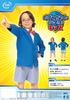 Clearstone Narikara Kenkyubu Cosplay Halloween Costume for Elementary School 120cm Blue Kids, Boys,