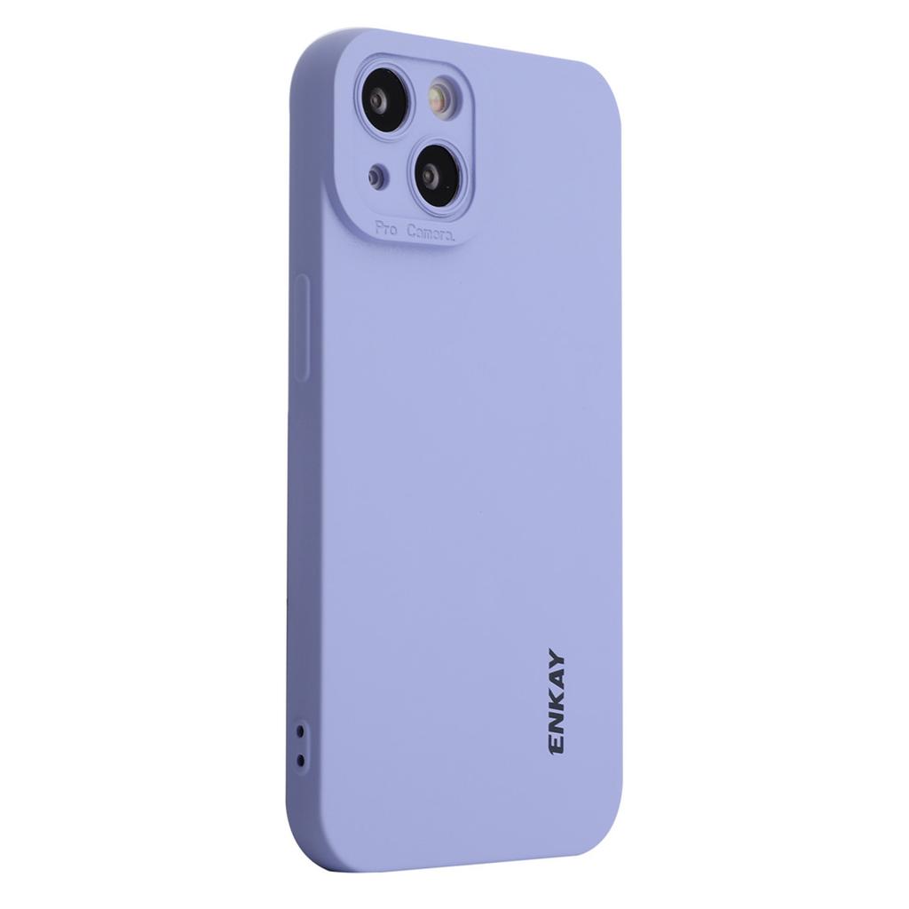 ENKAY HAT PRINCE For iPhone 15 Plus Case Precise Cutout Bump Proof Liquid Silicone Phone Cover