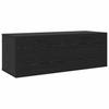 Wall Mounted Cabinet In Black Oak Effect 100 X 36.5 X 35 Cm