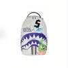 SG Shark Large Logo Trendy American Street Style PVC Backpack