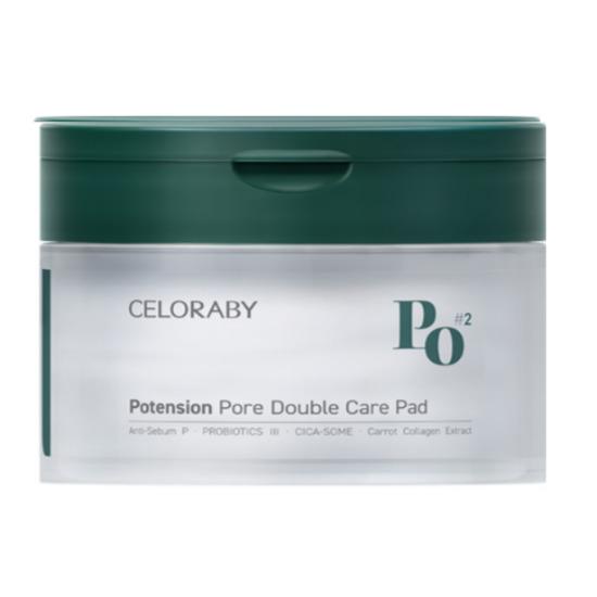 CELORABY Potension Pore Double Care Pad – Jumbo Size Vegan Fabric Toner Pad 70 Pads (160ml) Pore Double Care Pad 1