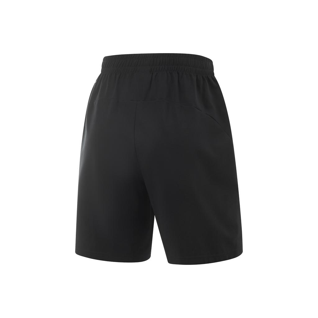 Li-Ning Fitness Series Simple Solid Color Casual Shorts Men Shorts Black AKSV107-2