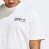 Adidas Originals Adventure Nature Awakening Tee With Back Landscape Print Men Tops White IC2332