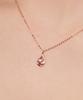 Loveenb [14K Gold] Double Teardrop Necklace