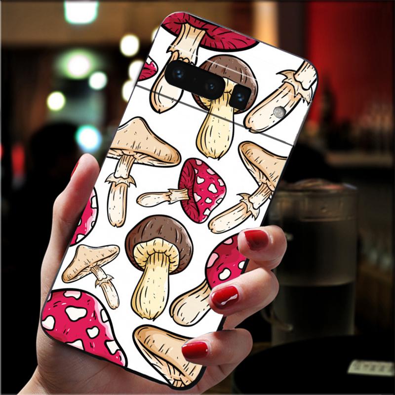 Etui na telefon do Google Pixel 10 9 Pro XL 9A 8 7 6 Pro Pixel 8A 7A 6A Pixel 8 7 6 5 Etui z grzybami