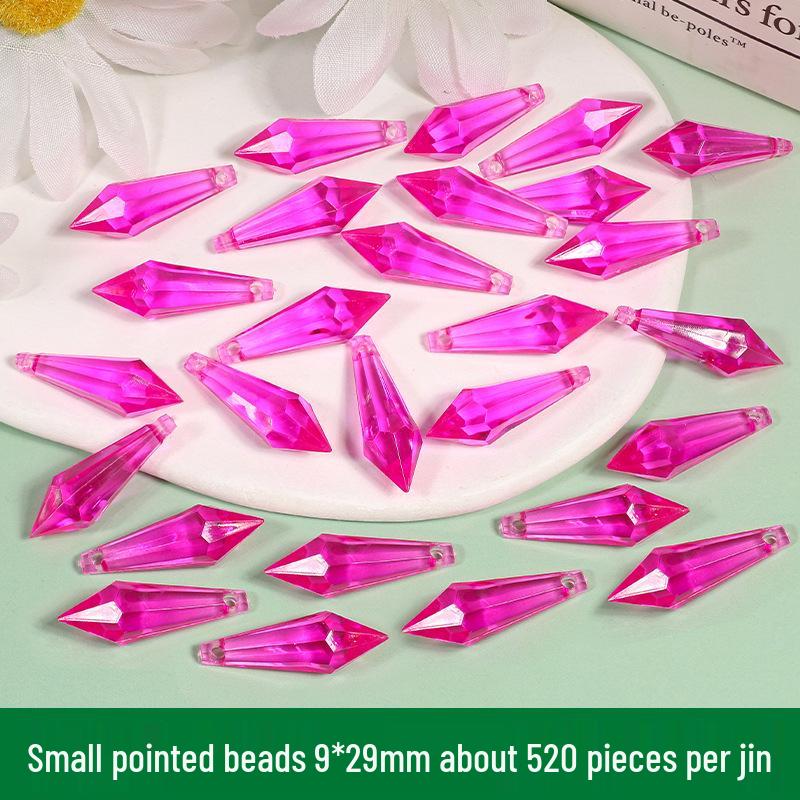 Acrylic Crystal Bead Pendant - Decorative Hanging Ornament for DIY Curtains