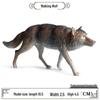 Children's Cognitive Solid Wolf Ornament - Realistic Tilting Head White & Gray Wolf Toy Model