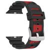 Silicone Band for Apple Watch Series 10 9 8 7 SE 6 5 4 3 2 1 42mm 41mm 40mm 38mm Dual Color Watch Strap