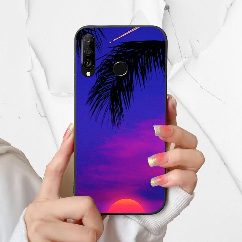 Phone Cover For Huawei P30 Lite Silicone Case MAR-LX1A Fashion Painted Shockproof Soft Fundas For Huawei Nova 4e Coque P30Lite
