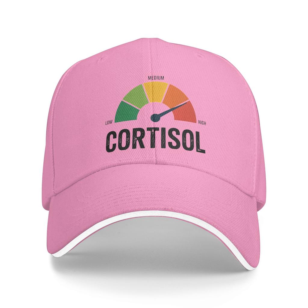 Funny Low Cortisol Levels Sun Baseball Cap Summer Unisex Men Custom Trucker Hat Adjustable Casual Outdoor Sport Snapback Cap