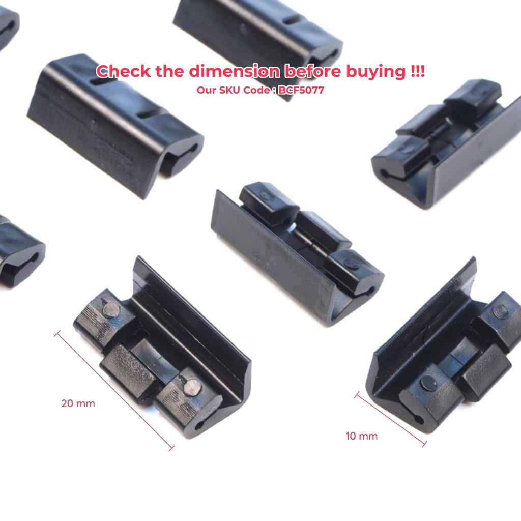 BCF5077 10 Pieces Roof Drip Rail Moulding Clamp for BMW 5 Series E34 7 Series E32 E38 51131924953