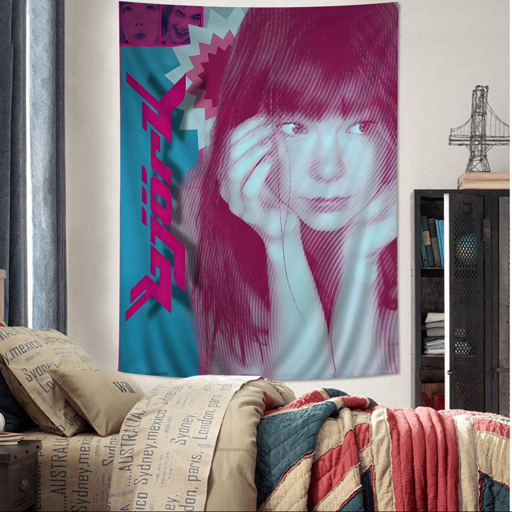 Singer Bjork Vintage Series Printed Large Wall Tapestry Indian Buddha Wall Decoration Witchcraft Bohemian Hippie Wall Art Decor