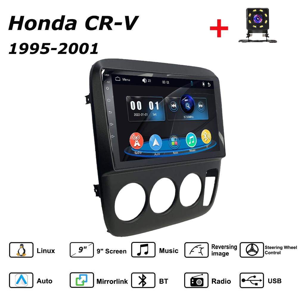 

Car Radio Multimedia MP5 Player Head Unit Stereo BT For Honda CR-V 1995-2001 чёрный