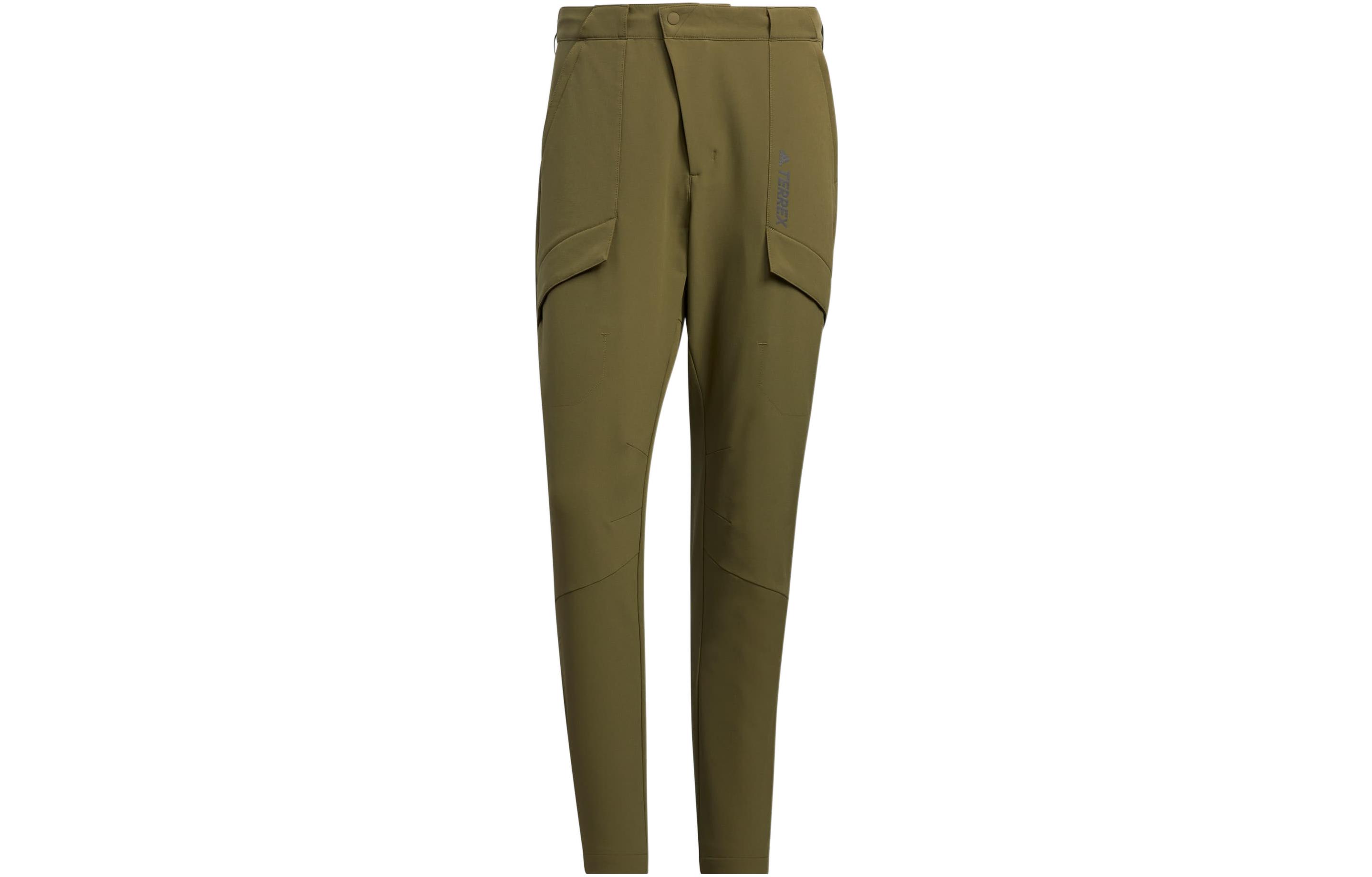 Adidas DWR Knitted Sweatpants Men s Green Moderate Straight Fit Pants HM9722 XL