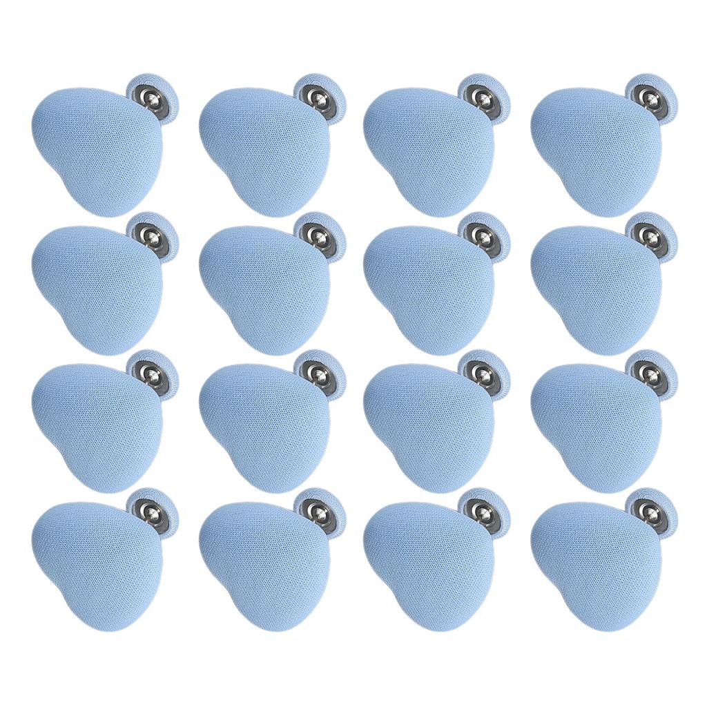 16 Pieces Quilt Fixing Clips Heart Shape Removable Comforter Fastener Duvet Blanket Bedding Holder