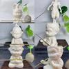 Tagua Wukong Figurka Wielkich Mędrców Równoważących Niebo Figurka Rzeźba Kreskówkowy Król Małp Model Dekoracja Pulpitu Ornament