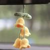 Handmade Crochet Car Styling Plant Succulent Car Plant Ornamentos Decoration