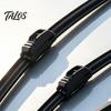 High Performance Auto Wipers Wiper Blades for Kia Rio 3 UB 2011-2017, 26"+16"+11" Beamless Front Rear Seamless Fit Curved Glass Full Set, Quiet