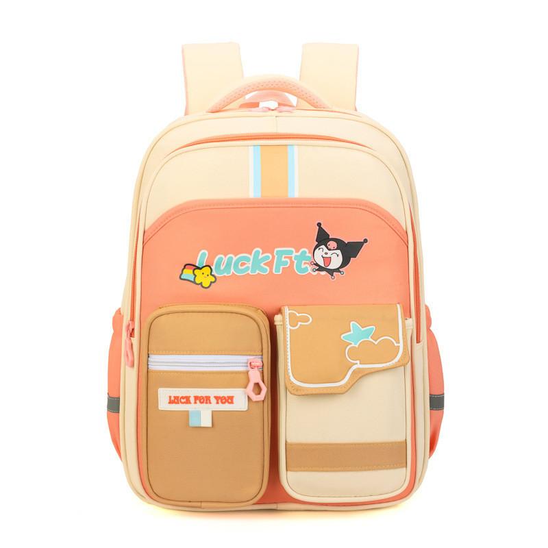 Adorable Multicolor Casual Backpack For Boys And Girls With Large Capacity For School Use