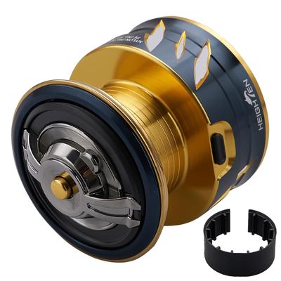 HEIGHTEN Reel Shimano Lever Brake Spinning Reel Replacement Larissa Spool, Spool, BB-X, Technium, Fireblood, Hyperforce, Despina, (Gold - Upgraded)