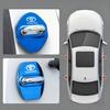 CKMY4 4pcs Car Door Lock Cover Stainless Steel Auto Door Latch Protective Stickers For Toyota Rav4 Yaris Camry Land Corolla CHR Hilux