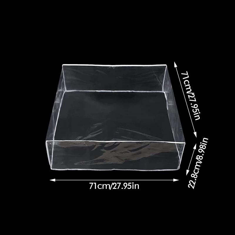 1246pcs Plastic Sofa Seat Cushion Covers PVC Waterproof Couch Covers Furniture Sofa Seat Slipcover Against Cat Dog Clawing 71x71x228cm-1PC 3250₽