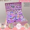 Kids Hair Accessories Set Gift Box Girls Birthday Party Princess Style Hairpins Rubber Bands Headbands