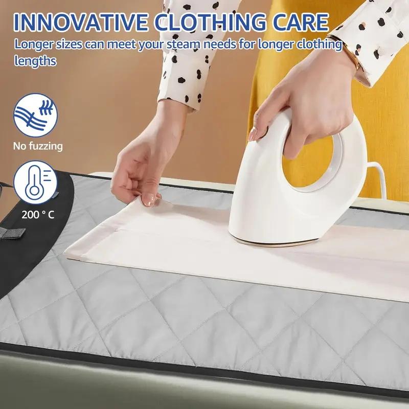 Door Mounted Ironing Pad Heat Resistant Folding Ironing Board Portable Thickened Iron Mat for Home Use
